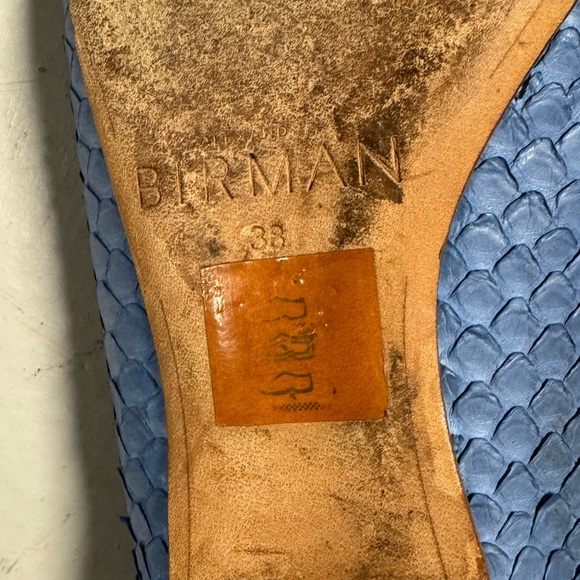 Alexandre Birman Python Pointed Toe Flats - Picture 8 of 9